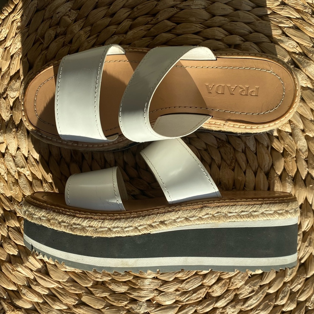 Prada Platform Sandals